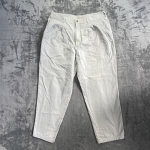 Vintage Bugle Boy Men's Pleated Chino Pants Size 38x30 Beige Khaki 90s Preppy‎